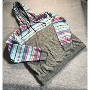 Hooey Hoodie Adult XL Aztec Print Rodeo Striped Multicolor